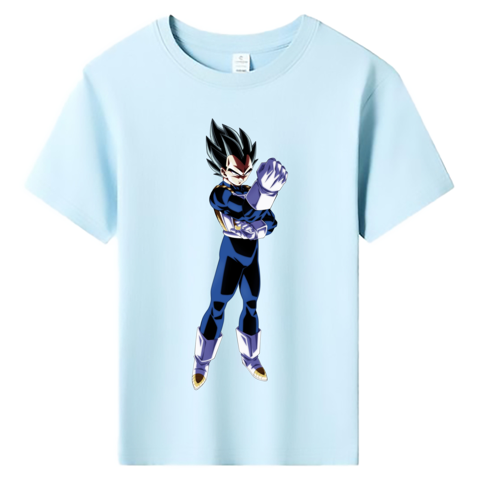 （画像用） ドラゴンボール ベジータ四世（Bejīta Yonsei）DRAGON BALL Vegeta IV 綿100％キッズTシャツ（フロントプリント）